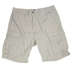Levi's Men's Carrier Cargo Shorts True Chino Ripstop Beige Size 34 Utility